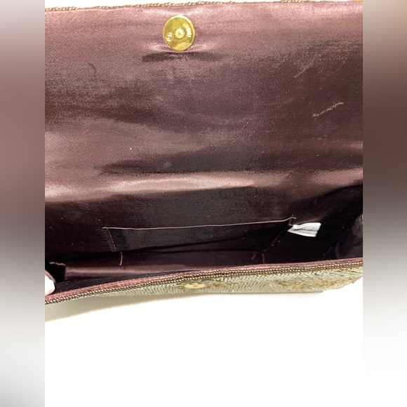 Vintage Marshall fields, copper beaded purse - Picture 10 of 16